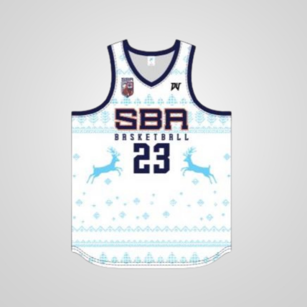 SBA Christmas Edition Jersey - White